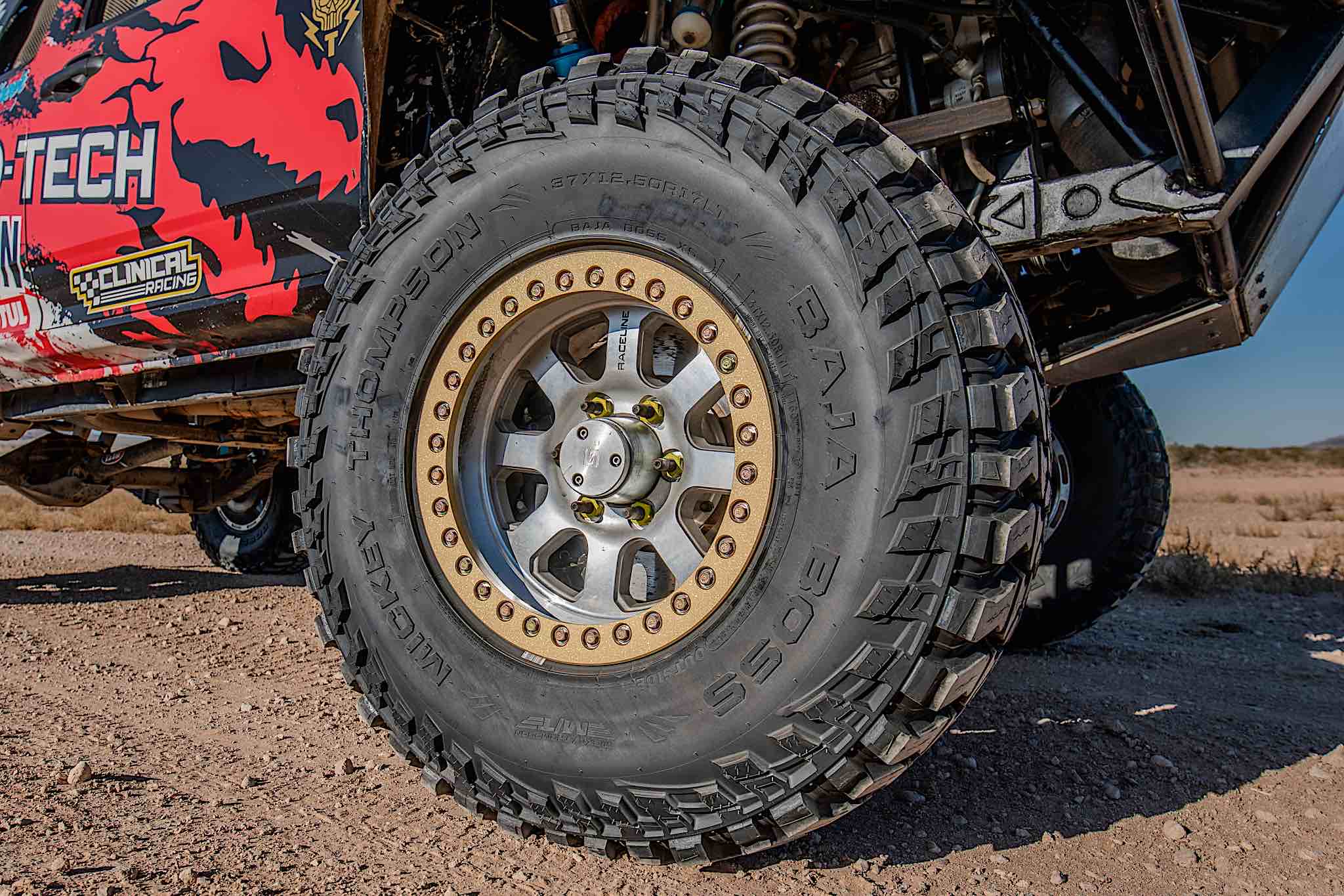 Embracing the thrill of off-road adventures with the Baja Boss XS – Mickey Thompson's ultimate off-road companion.