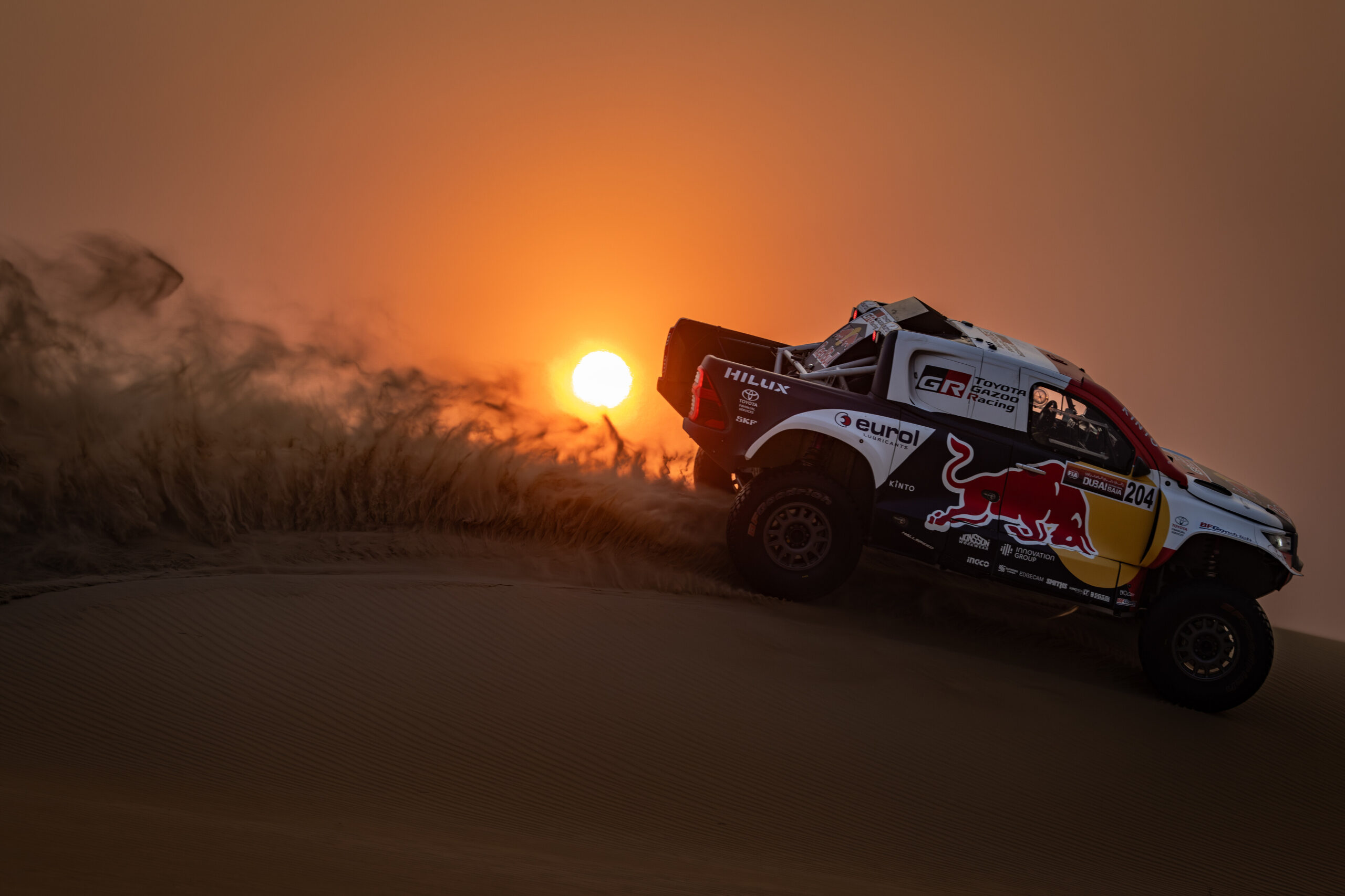 Lucas Moraes and Armand Monleon join Toyota Gazoo Racing for Dakar 2024 in Dubai, UAE on November 08, 2023 // Kin Marcin / Red Bull Content Pool // SI202311083614 // Usage for editorial use only //